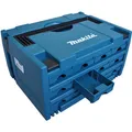 Makita MAKSTOR Modell 3.12 Werkzeugkoffer blau Werkzeugkiste Tragegriff Fächer