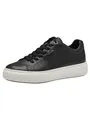 Tamaris Damen Sneaker Low Leder, schwarz, 41 EU