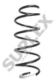 1x SUPLEX Fahrwerksfeder 10362 für FORD FIESTA CB1 CCN 6 Van LPG