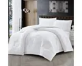 alesvelt Tagesdecke Set Sara Überwurf Decke 3-Teilig 240X260 CM 2 Personen Weiss