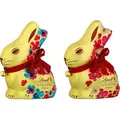 Lindt Goldhase Blumen Edition Alpenvollmilch Schokolade 200g 4er Pack