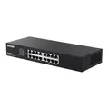 Tenda Netzwerk Switch 16 Port Gigabit LAN Switch (19 Zoll Rack-Montage / Wandmontage, Unmanaged Ethernet Switch, Plug-and-Play, Lüfterlos, Metallgehäuse, Schwarz) (TEG1016D)