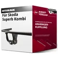 Anhängerkupplung starr für Skoda Superb Kombi 03.2015-06.2024 neu