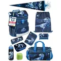 Scooli Ranzen-Set 10-teilig JURASSIC WORLD DINOSAURIER Schulranzen-Set mit Schultüte / Zuckertüte und Sporttasche - Blau
