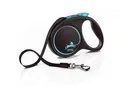 Flexi Schwarz Design M Klebeband 5m Blau Hundeleine