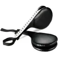 Taekwondo Handpratzen 2er Set, Doppelschlagpolster, Kick Pad, Kampfsport, H X B X T: 51 X 18,5 X 8 Cm, Schwarz - Relaxdays