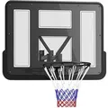 SPORTNOW Basketballkorb Stahl  Hochfester Kunststoff Schwarz 110L x 80B x 75H cm