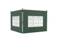 MC Star Pavillon 2er-Set Seitenteile für Pavillon 3x3/3x4 m, Seitenwand mit Fenster, (wasserdicht Grün)