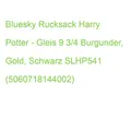 Bluesky Rucksack Harry Potter - Gleis 9 3/4 Burgunder, Gold, Schwarz SLHP541 (50