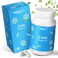 Zink Tabletten (Kapseln) von BjökoVit | 25mg Bisglycinat hochdosiert und vegan I Nahrungsergänzungsmittel ohne Zusatzstoffe | Kleine Zink Kapseln statt große Tabletten