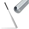 Relaxdays 4 x Baseballschläger Aluminium Schwarz,Silber
