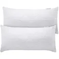 Gentle North Microfaserkissen Kopfkissen- 2er Set Kissen für Bett und als Dekokissen, Füllung: 100% Polyester, Seitenschläfer, Seitschläfer, Rückenschläfer, Bauchschläfer, Reißverschluss für Füllung - waschbar - allergikerfreundlich 80 cm x 40 cm