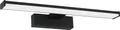 PANDELLA 1 Wand-/Deckenleuchte Lampe Beleuchtung - L40 x H4 x AL12 cm - schwarz - 7,4W inkl. - IP44