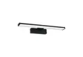 EGLO LED Spiegelleuchte Pandella 1, Leuchtmittel inklusive, Wand-/Deckenleuchte - L40 x H4 x AL12 cm - schwarz - 7,4W inkl.