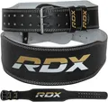 RDX Arbeitsstützgürtel RDX 4 Inch Leder Gewichtheben Gürtel, weightlifting belt Training