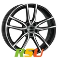 MAK Evo black mirror 9x18" ET50 LK5 112 ML 66.6 Alufelgen 18 Zoll