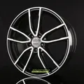 4x Mak Evo black mirror 9x18 ET50 - LK5/112 ML66.6 Felge Alu