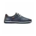 Pikolinos für Herren. M9A-4118 Lederschnürschuhe Marbella blau Gummizug (40), Wohnung, Schnürsenkel, Lässig