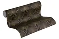 A.S. Création Livingwalls Vliestapete New Walls Tapete 50's Glam Art Deco Optik 10,05 m x 0,53 m metallic schwarz Made in Germany 374273 37427-3
