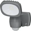 Brennenstuhl Batterie LED Strahler LUFOS / Kabelloser LED Außen-Strahler mit Batterie und Bewegungsmelder (mit 8 Marken LEDs, 440 Lumen, für außen