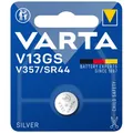 kQ Varta Knopfzelle Silver Oxide V357 SR44 1.55V Batterien 1er Blister