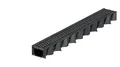 1m ACO Hexaline 2.0 Entwässerungsrinne + Microgrip Stegrost Rinne Terrassenrinne