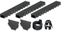 ACO HexaLine 2.0 Entwässerungsrinne SET mit Anti-Rutschfunktion NEUHEIT 3x 1 m