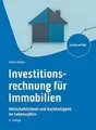 Investitionsrechnung für Immobilien: Wirtschaftlich... | Buch | Zustand sehr gut