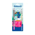 Pelikan Combino Schreiblern- Bleistift-Set B pink mit Tiermotiv, 1 Set
