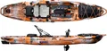 Galaxy Kayaks Supernova FX Sit on Top Angelkajak mit Pedalantrieb Steuerung Sitz