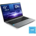 CSL Notebook "R'Evolve C15 v4 Windows 11", silber, 16 GB RAM 1000 GB SSD, N-Reihe, Microsoft Windows 11 Home (64 Bit), Notebooks