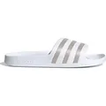 ADIDAS Adilette Aqua Badelatschen weiss 39.5 - Beige/Weiß - 39
