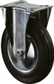 BS Rollen Bockrolle 160 mm Lg.R Stahlbl verz. Gummirad