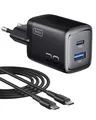 INIU 30W USB C Ladegerät, 2-Port [USBC + USBA] Schnellladegerät mit USBC Kabel