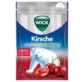 (22,92€/1kg) Wick Kirsche & Eukalyptus ohne Zucker, Hals-Bonbon, 72g Beutel