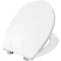CORNAT WC-Sitz "PREMIUM", Duroplast, oval, mit Softclose-Funktion - weiss