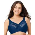 GLAMORISE Bügelloser BH Minimizer, mit MagicLift Technologie blau 90