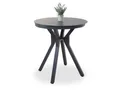 Outdoor Gartentisch Gartentisch outdoor COMO DH 70x75 cm grau Outdoortisch Balkontisch