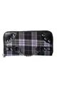 Banned Geldbörse Tartan Handcuff Lila, Handschellen Applikation