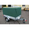 STEMA PKW-Anhänger "BASIC 850 COC", inkl. 80 cm Hochplanenset, max. Nutzlast 673 kg - silberfarben