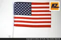 AUTOFAHNE USA VEREINIGTE STAATEN 45x30cm - VEREINIGTEN STAATEN VON AMERIKA AUTOF