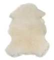 Aves-24 Fellteppich SCHAFFELL Lammfell Naturfell ECHTES 100% Fell 110 bis 120 cm Länge