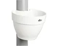 Fallrohrpflanzgefäß Elho Vibia Campana Kunststoff Ø 22 cm H 16,3 cm weiß