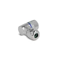 Delock M12 Steckverbinder A-kodiert 3 Pin Buchse zur Montage mit Schraubanschluss 90 Grad gewinkelt Metall