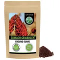 Sumach Gewürz 250g, Sumach Pulver mit Salz, Essigbaumgewürz gemahlen, Sumac G...