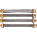 Speicherverbinder-Wellrohrset 2''AG x 200mm, V4A, VPE = 4 Stück