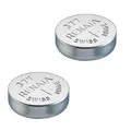 2 x Renata 377 Quecksilberbatterie für Uhren, SR626SW, Silberoxid Uhrenbatterie, 1,55 V, silberfarben