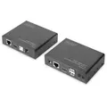 DIGITUS HDBaseT 2.0 HDMI KVM Extender Set 4K/60Hz (4:2:0), 6x USB