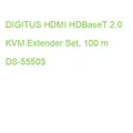 DIGITUS HDMI HDBaseT 2.0 KVM Extender Set, 100 m DS-55505 (4016032472667)