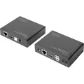 Digitus 4K HDBaseT 2.0 HDMI KVM Extender Set, HDMI Verlängerung, schwarz